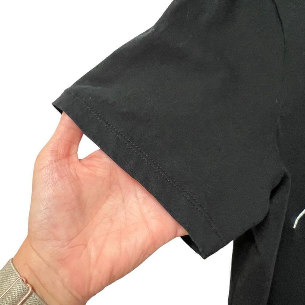 H&M Men’s Black Graphic Print Tee Remember the First Time I saw You, Size Medium - Picture 4 of 10